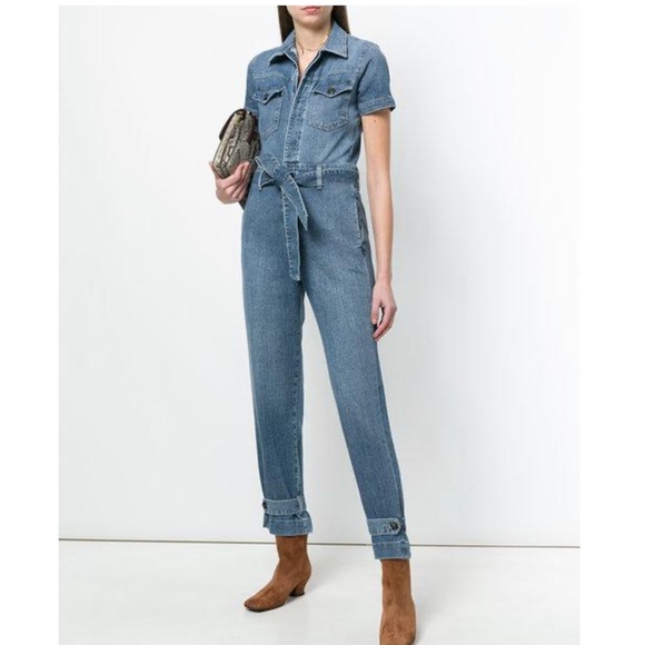 frame denim jumpsuit